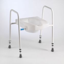 Picture of Spalding Combi Scandia Toilet Frame with Toilet Seat - Freestanding