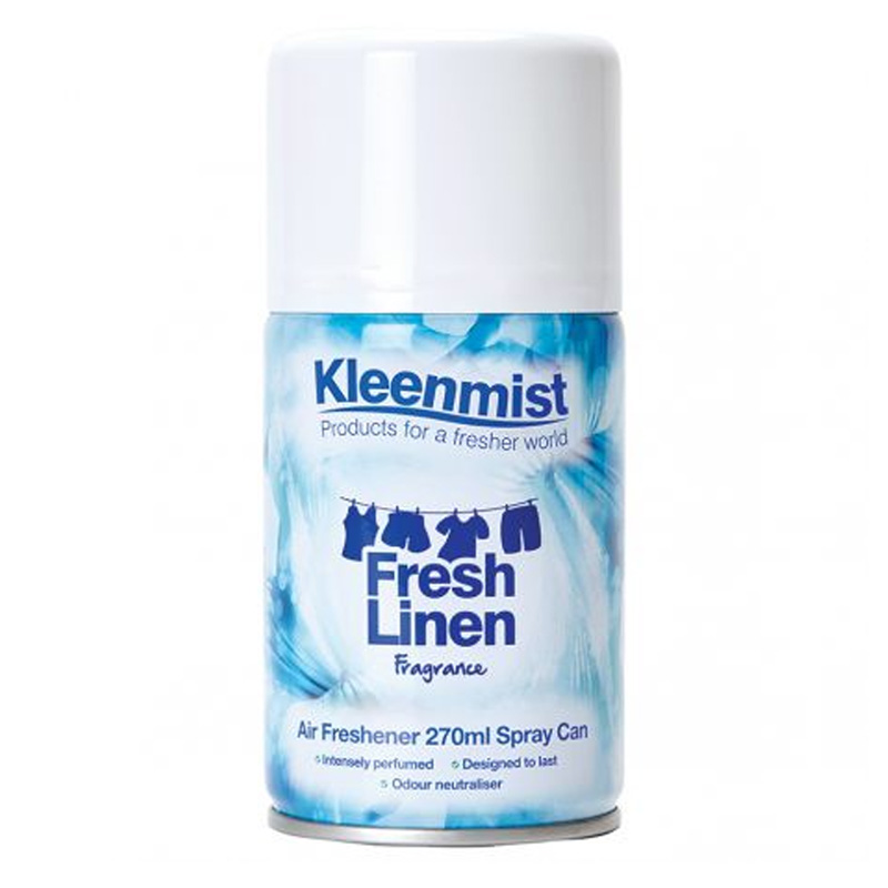 Picture of Kleenmist Aerosol Air Freshener - Fresh Linen (12 x 270ml)