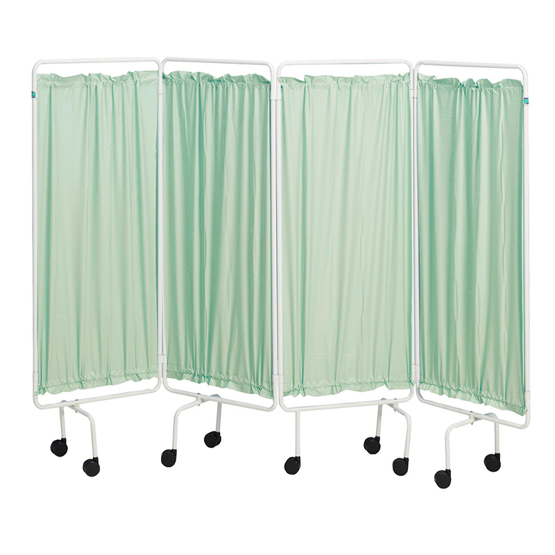 Picture of White Screen Frame with Green Screen Curtains