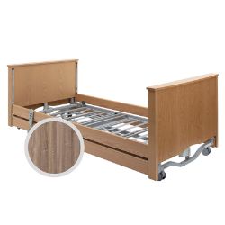 Picture of Bradshaw Bed Low in Ash with Wooden Side Rail Kit
