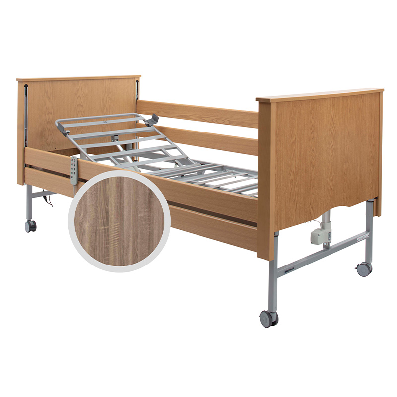Picture of Bradshaw Bed Standard in Ash with Wooden Side Rail Kit