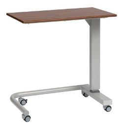 Picture of Gas Lift Overbed Table - Walnut