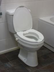 Picture of Ticco Raised Toilet Seat with Lid - 4"