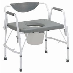 Picture of Bariatric Drop-Arm Commode - 11135-1