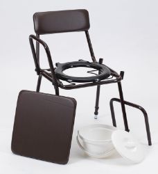 Picture of Stacking Commode - Adjustable Height with Removable Armrests