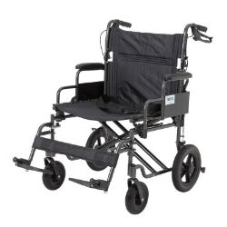 Alerta Car Transit Wide Heavy-Duty Aluminium Wheelchair 182kg Capacity 