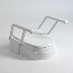 Picture of Raised Toilet Seat With Arms (Height Adjustable)