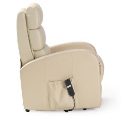 Picture of Dual Motor PU Riser Recliner in Cream