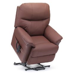 Picture of Lars Dual Motor Recliner - Burgundy