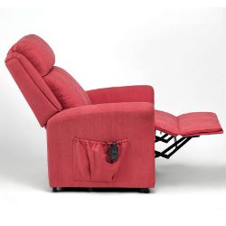 Picture of Memphis Dual Motor Riser Recliner - Berry