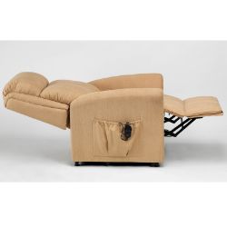 Picture of Memphis Dual Motor Riser Recliner - Biscuit