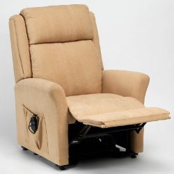 Picture of Memphis Petite Dual Motor Riser Recliner - Biscuit