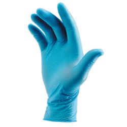 Picture of Handi  Blue NITRILE  PF Gloves / LARGE (200)
