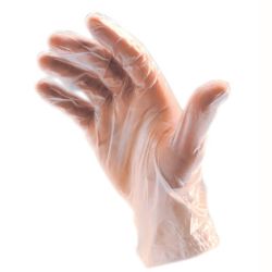 Picture of Handi  VINYL  PF Gloves / LARGE (100)