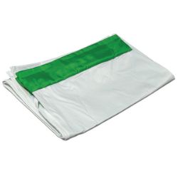 Picture of Fluid Proof Laundry Bags (White Bag with Green Topper)