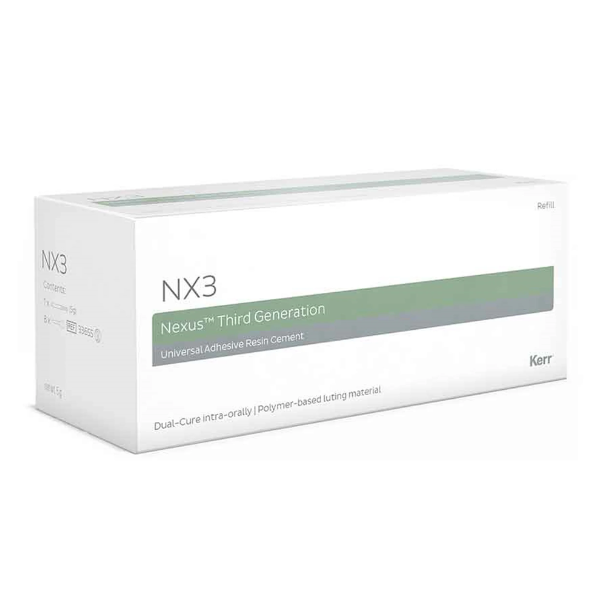 Picture of NX3  -  Resin Cement System  -  Automix Dual-Cure Syringe - Yellow (5g)