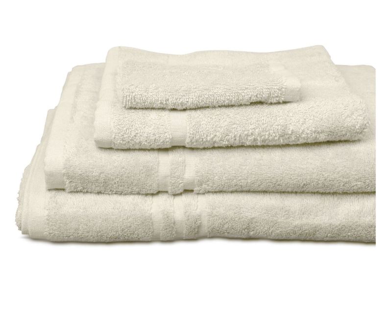 Picture of Hunsbury Woven Face Cloth - Cream - 30 x 30cm (6/Pack)