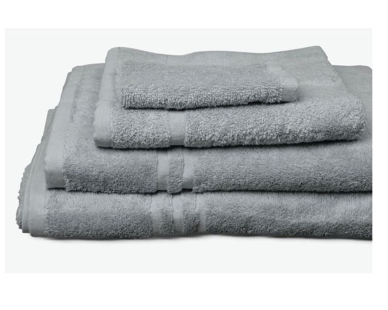 Picture of Hunsbury Woven Face Cloth - Light Grey - 30 x 30cm (6/Pack)