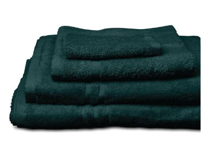 Picture of Hunsbury Woven Hand Towel - Dark Green - 50 x 90cm (6/Pack)