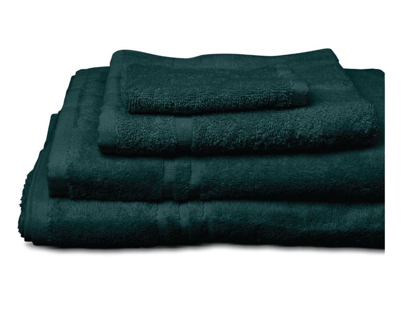 Picture of Hunsbury Woven Hand Towel - Dark Green - 50 x 90cm (6/Pack)