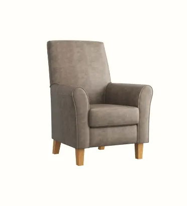 Picture of Alice Highback Chair - Ryde Flint (Oak Wood Finish)