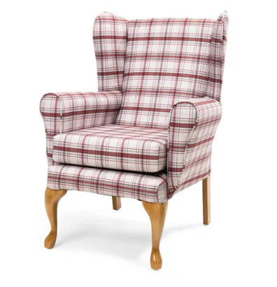 Picture of Fire Side Chair Balmoral Highland Red (Cribb 5)