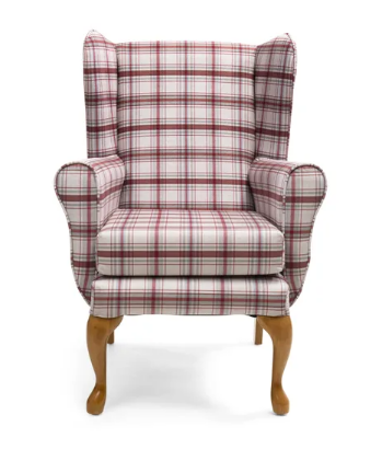 Picture of Fire Side Chair Balmoral Highland Red (Cribb 5)